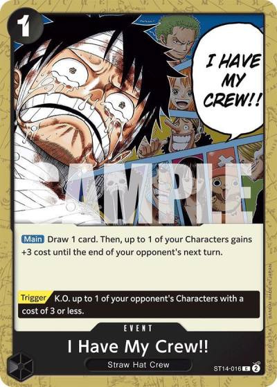 I Have My Crew!! ST14-016 Starter Deck 14: 3D2Y Card