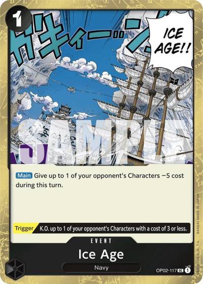Ice Age (Jolly Roger Foil) OP02-117 Premium Booster -The Best- Card