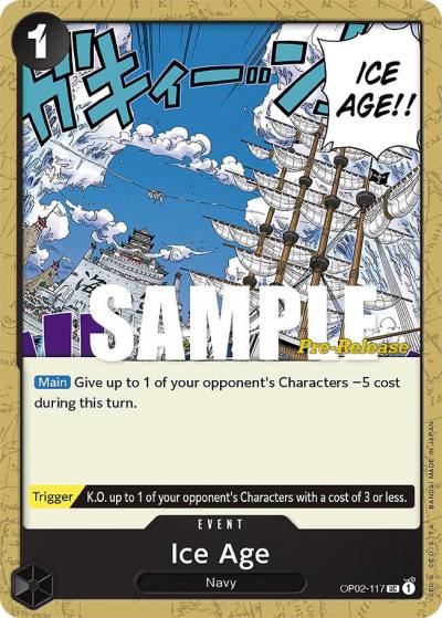 Ice Age OP02-117 Paramount War Pre-Release Cards Card