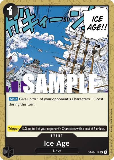 Ice Age OP02-117 Paramount War Card