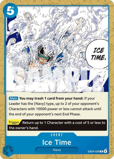 Ice Time EB04-028 Starter Deck 33: BLUE Kuzan Card