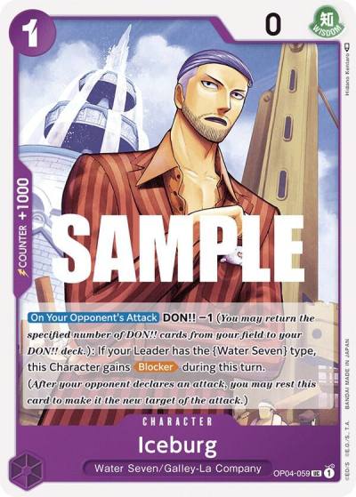 Iceburg OP04-059 Kingdoms of Intrigue Card
