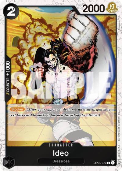 Ideo (Pirate Foil) OP04-077 Premium Booster -The Best- Vol. 2 Card