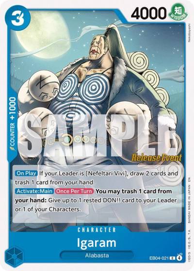 Igaram EB04-021 The Azure Sea's Seven Release Event Cards Card