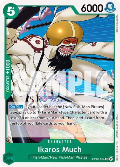 Ikaros Much OP06-024 Wings of the Captain Card