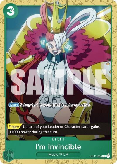 I'm invincible ST11-005 Starter Deck 16: GREEN Uta Card