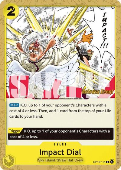Impact Dial OP15-115 Adventure on Kami's Island Release Event Cards Card