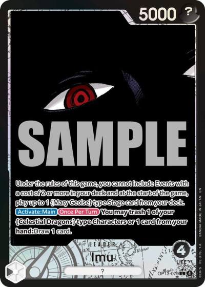 Imu (Alternate Art) OP13-079 Carrying On His Will Card