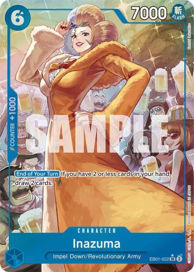 Inazuma (Alternate Art) EB01-022 Extra Booster: Memorial Collection Card
