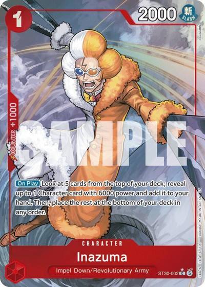 Inazuma (Full Art) ST30-002 Starter Deck EX: Luffy & Ace Card
