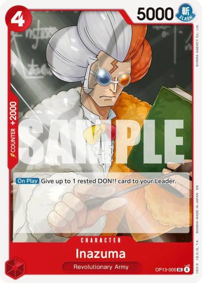 Inazuma OP13-005 Carrying On His Will Card