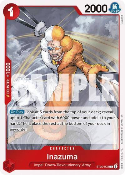 Inazuma ST30-002 Starter Deck EX: Luffy & Ace Card