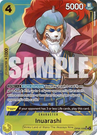 Inuarashi (Full Art) OP06-100 Premium Booster -The Best- Card