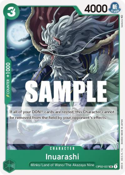Inuarashi OP02-027 Paramount War Card