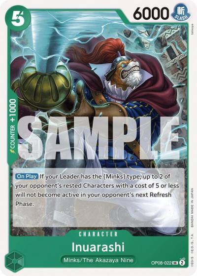 Inuarashi OP08-022 Two Legends Card