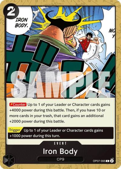 Iron Body OP07-095 500 Years in the Future Card