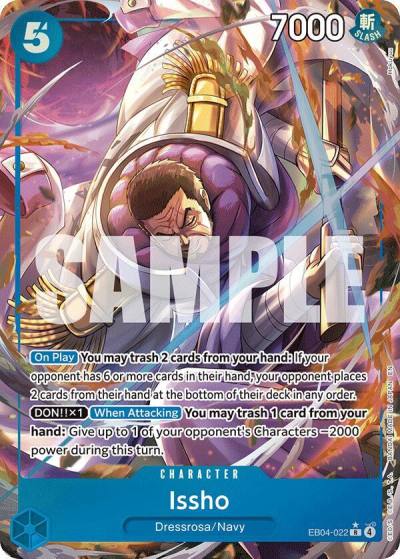 Issho - EB04-022 (Alternate Art) EB04-022 The Azure Sea's Seven Card