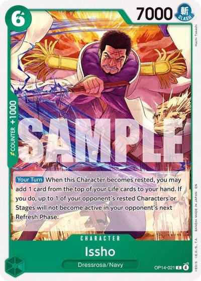 Issho - OP14-021 OP14-021 The Azure Sea's Seven Card
