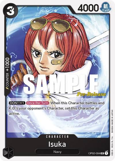 Isuka OP02-094 Paramount War Pre-Release Cards Card