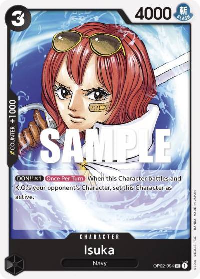 Isuka OP02-094 Paramount War Card