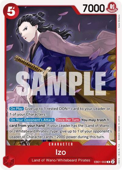 Izo EB01-002 Extra Booster: Memorial Collection Card