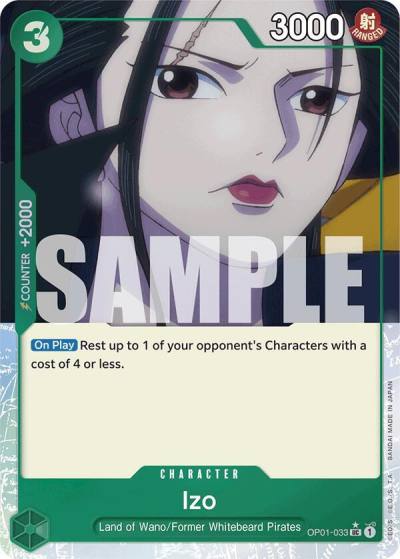 Izo (OP01-033) (Full Art) OP01-033 Premium Booster -The Best- Card