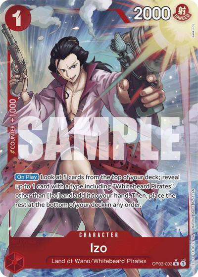 Izo (OP03-003) (Full Art) OP03-003 Premium Booster -The Best- Card