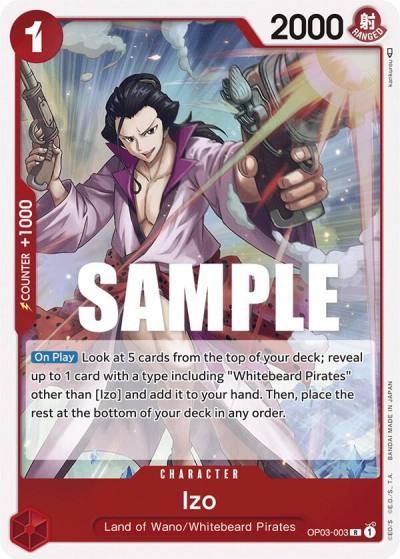 Izo OP03-003 Pillars of Strength Card