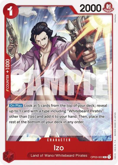 Izo OP03-003 Starter Deck 15: RED Edward.Newgate Card