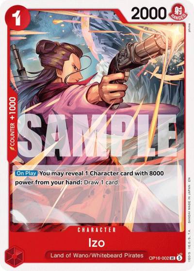 Izo OP16-002 The Time of Battle Card