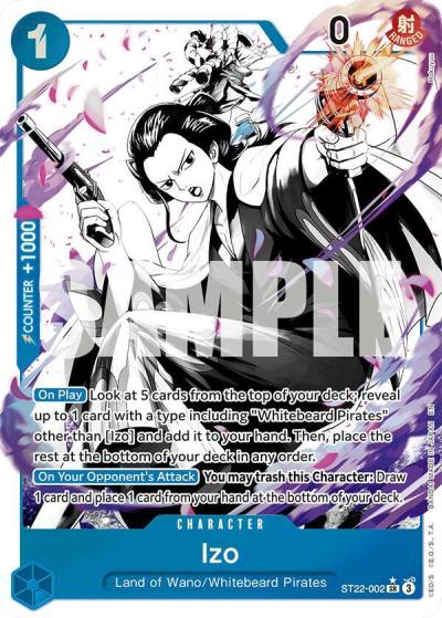 Izo (Parallel) ST22-002 Starter Deck 22: Ace & Newgate Card