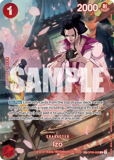 Izo (SP) OP03-003 500 Years in the Future Card