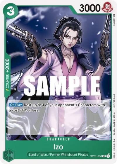 Izo (Tournament Pack Vol. 2) OP01-033 One Piece Promotion Cards Card