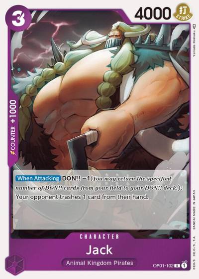 Jack OP01-102 Romance Dawn Card