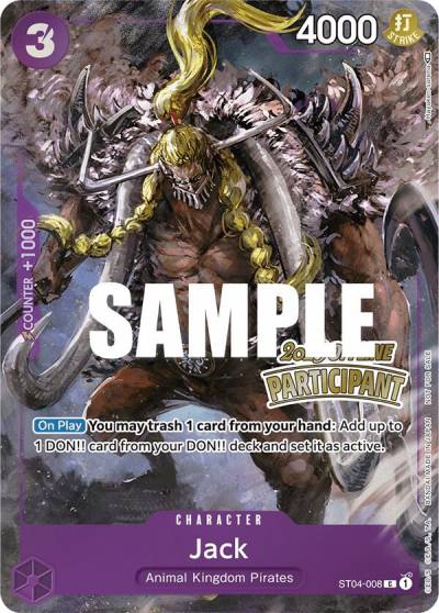 Jack (Offline Regional 2023) [Participant] ST04-008 One Piece Promotion Cards Card