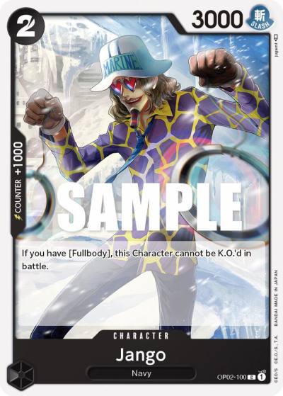 Jango OP02-100 Paramount War Card