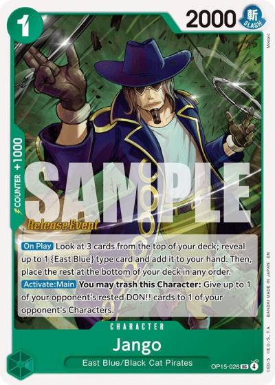 Jango OP15-026 Adventure on Kami's Island Release Event Cards Card