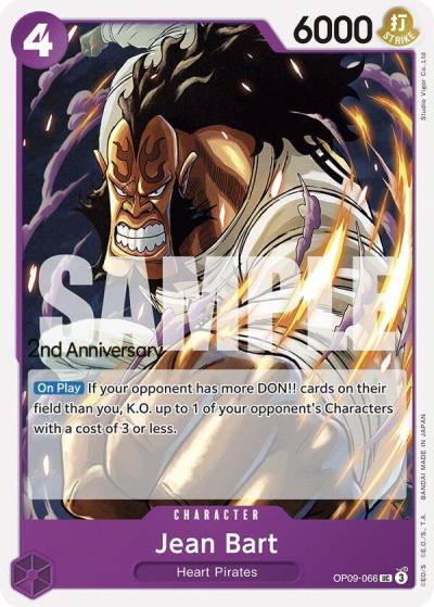 Jean Bart OP09-066 Emperors in the New World: 2nd Anniversary Tournament Cards Card