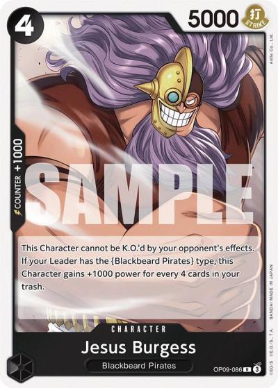 Jesus Burgess OP09-086 Emperors in the New World Card