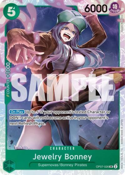 Jewelry Bonney (026) OP07-026 500 Years in the Future Card