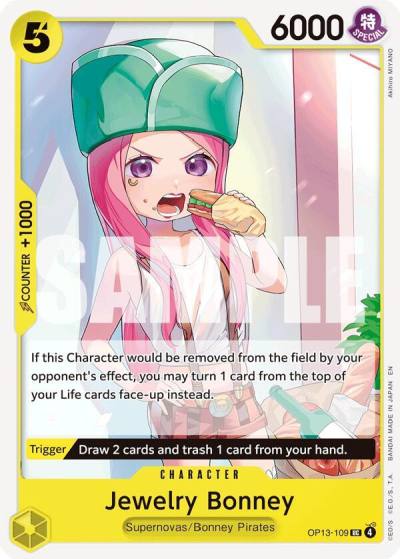 Jewelry Bonney (109) OP13-109 Carrying On His Will Card