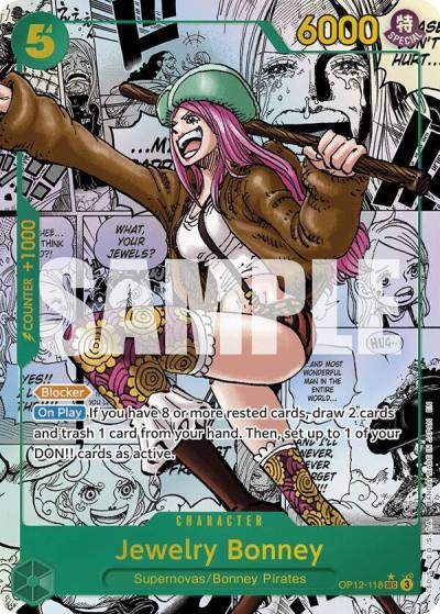 Jewelry Bonney (118) (Manga) OP12-118 Legacy of the Master Card