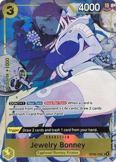 Jewelry Bonney (Illustration Box EX) OP08-105 One Piece Promotion Cards Card