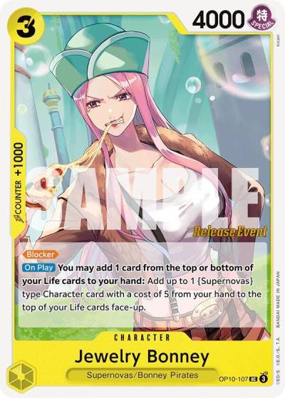 Jewelry Bonney OP10-107 Royal Blood Release Event Cards Card