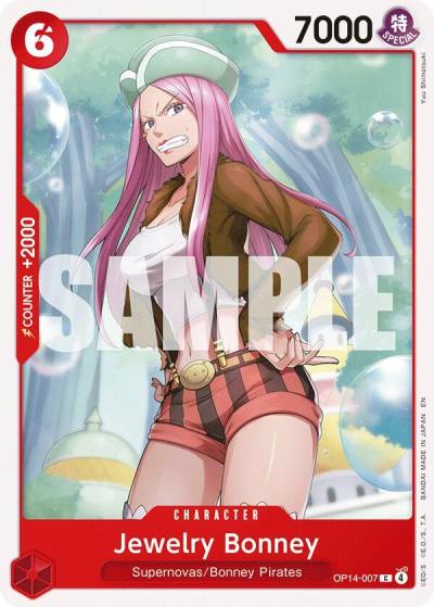 Jewelry Bonney OP14-007 The Azure Sea's Seven Card
