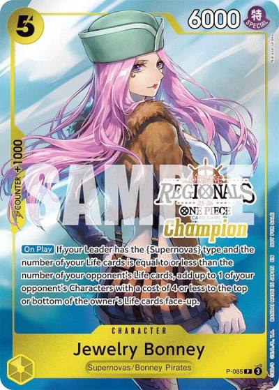 Jewelry Bonney (Offline Regional Champion Card Set 2025 Vol.2) P-085 One Piece Promotion Cards Card
