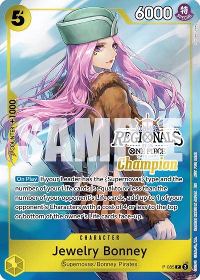 Jewelry Bonney (Online Regional Champion Card Set 2025 Vol.2) P-085 One Piece Promotion Cards Card