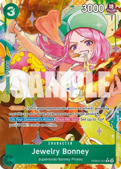 Jewelry Bonney - PRB02-004 (Alternate Art) PRB02-004 Premium Booster -The Best- Vol. 2 Card