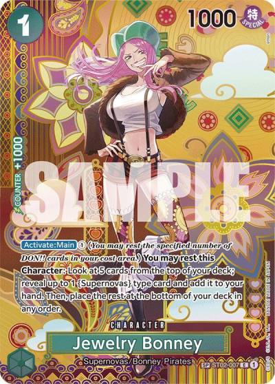Jewelry Bonney (SP) ST02-007 Two Legends Card