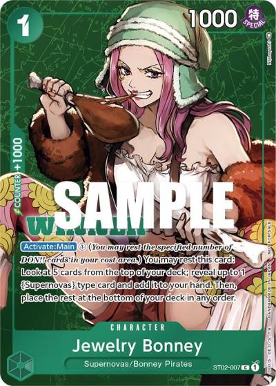 Jewelry Bonney (Tournament Pack Vol. 3) [Winner] ST02-007 One Piece Promotion Cards Card